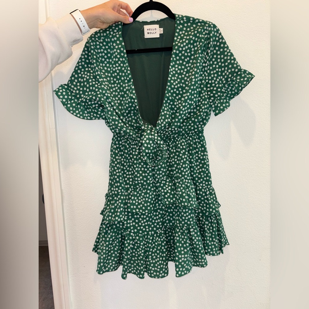 Green Daisy Dress.
